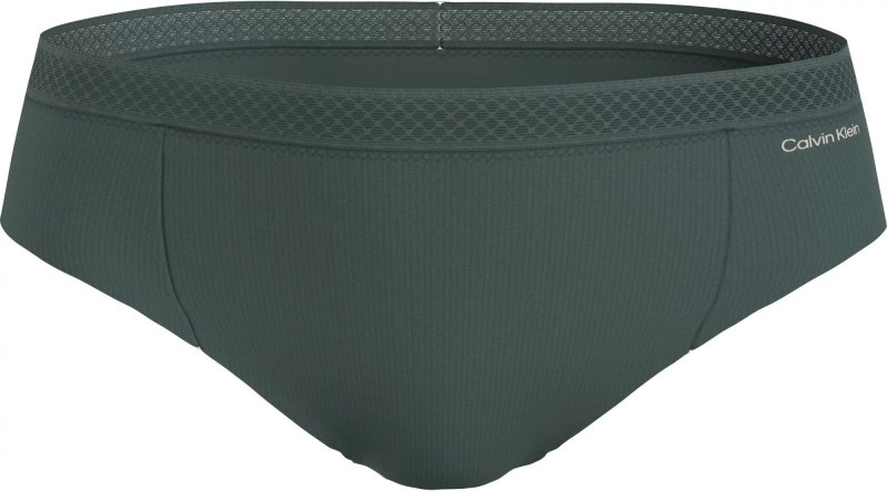 Dámské kalhotky BIKINI 000QF6308ELE7 khaki - Calvin Klein - Dámské spodní prádlo kalhotky a&nbsp;tanga