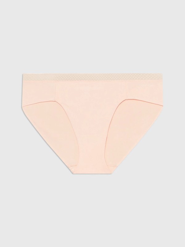 Dámské kalhotky BIKINI 000QF6308E A4E broskvové - Calvin Klein - Dámské spodní prádlo kalhotky a&nbsp;tanga