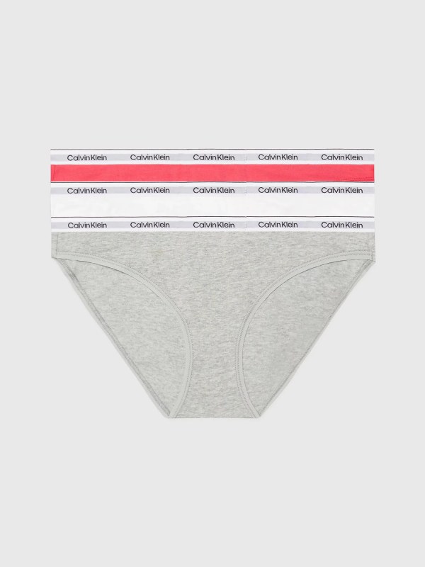 Dámské kalhotky 3Pack 000QD5207E NP4 vícebarevné - Calvin Klein - Dámské spodní prádlo kalhotky a&nbsp;tanga