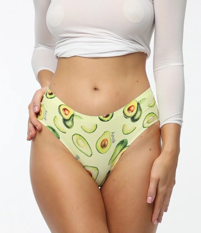Kalhotky AVOCADO simple classic žluté - Julimex