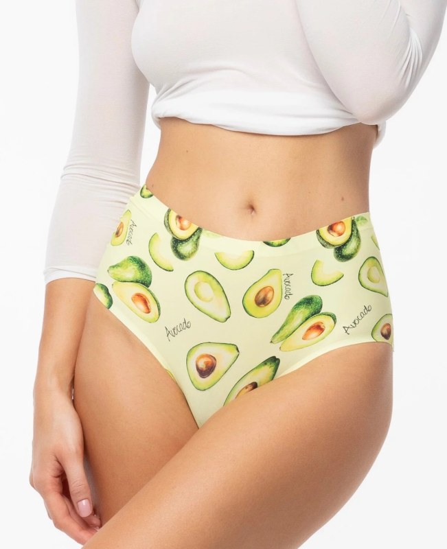 Kalhotky AVOCADO simple maxi žluté - Julimex