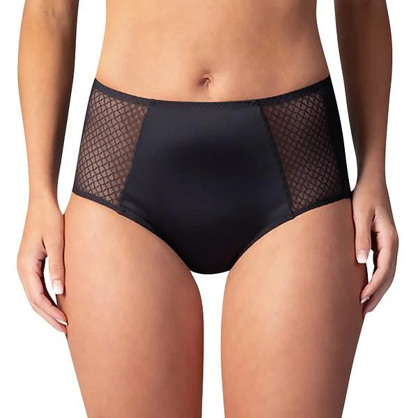 Dámské stahovací kalhotky FLAT TUMMY EFFECT MIDISLIP Černá - BELLINDA - Dámské spodní prádlo kalhotky a&nbsp;tanga