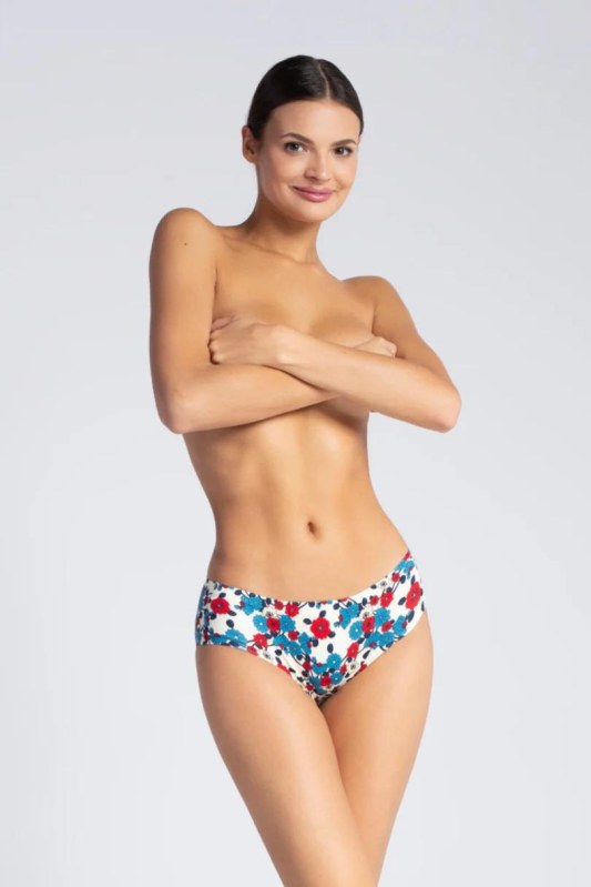 Dámské kalhotky - BIKINI COTTON COMFORT PRINT 03