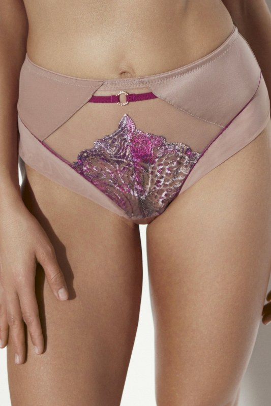 FIGI AV 2271 NUDE WINE - Dámské spodní prádlo kalhotky a&nbsp;tanga