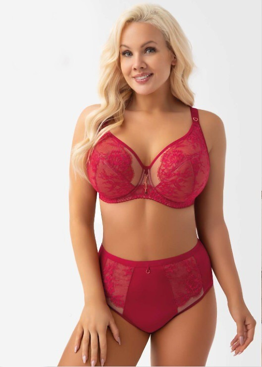 Kalhotky Gorsenia F024 Desire červené M-4XL - Dámské spodní prádlo kalhotky a&nbsp;tanga
