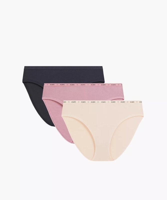 Kalhotky Atlantic 3CLP-010/Z26 High Leg A3 S–2XL