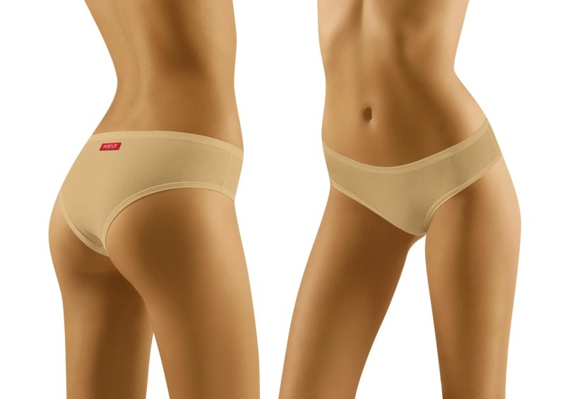 Dámské kalhotky Cosy Soft Beige - Wol-Bar - Dámské spodní prádlo kalhotky a&nbsp;tanga