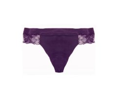 Dámské tanga QF6628E - UXD - fialová - Calvin Klein