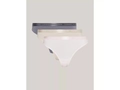 Dámská tanga 3 PACK UW0UW04480 0R4 vícebarevné - Tommy Hilfiger