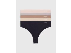 Dámská tanga 5Pack 000QD3556E NP1 vícebarevné - Calvin Klein