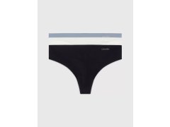 Dámská tanga 3Pack 000QD3558E NP0 vícebarevné - Calvin Klein