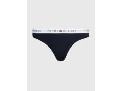 Dámská tanga THONG UW0UW03835 DW5 tm. modré - Tommy Hilfiger