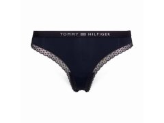 Dámská tanga Tonal Logo Lace UW0UW04184-DW5 - Tommy Hilfiger