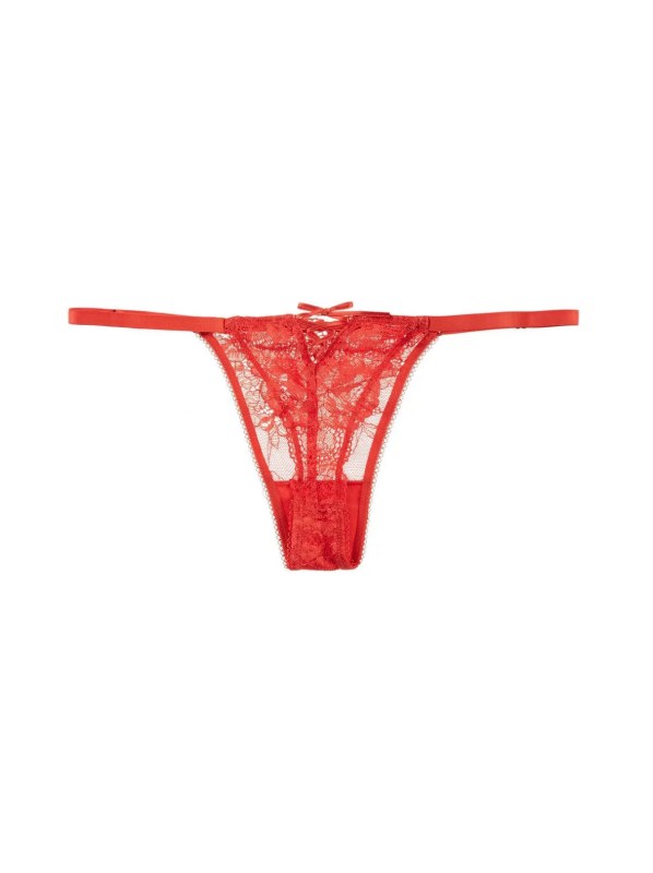 Tanga 163826 9A209 12962 červená - Emporio Armani - Dámské spodní prádlo kalhotky a&nbsp;tanga tanga