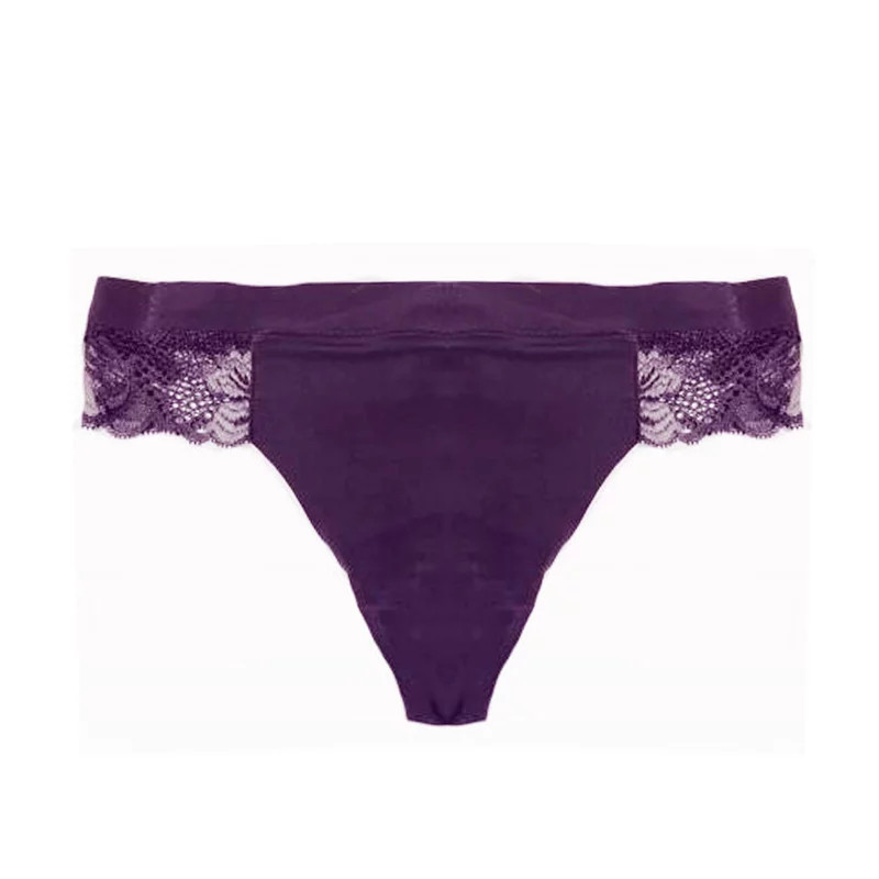 Dámské tanga QF6628E - UXD - fialová - Calvin Klein - Dámské spodní prádlo kalhotky a&nbsp;tanga tanga