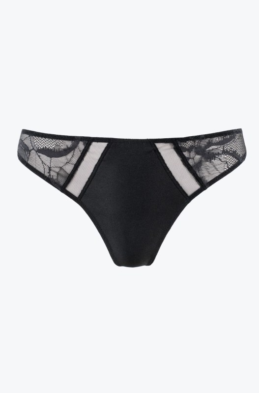 Dámské tanga 000QF7151E UB1 černé - Calvin Klein - Dámské spodní prádlo kalhotky a&nbsp;tanga tanga