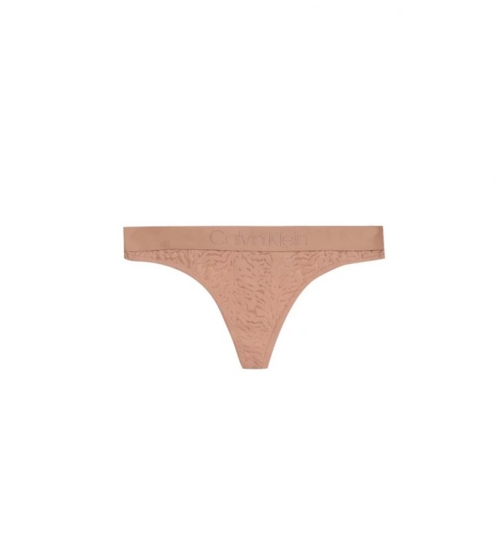 Dámské tanga QF7287E FSR skořicová - Calvin Klein - Dámské spodní prádlo kalhotky a&nbsp;tanga tanga