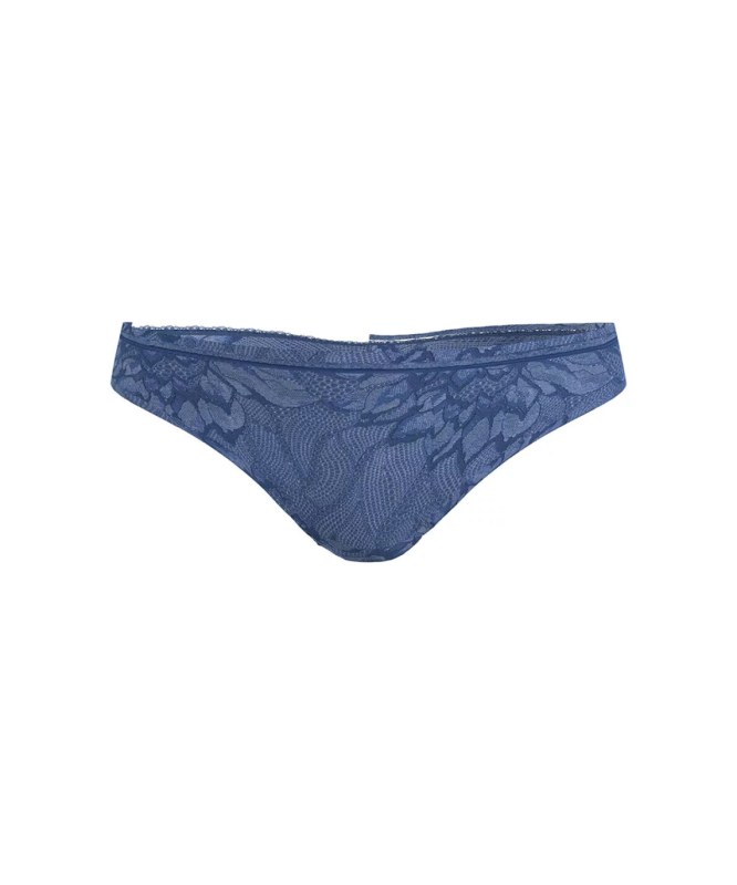 Dámská tanga 000QF6397E CKO modré - Calvin Klein