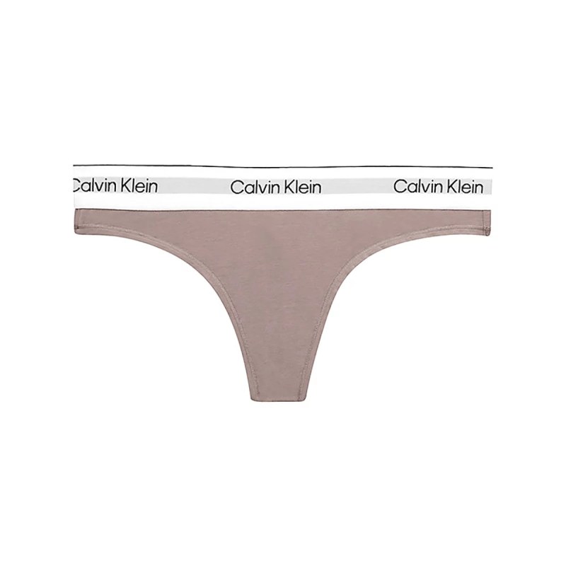 Dámská tanga Modern Cotton Nat QF7050E-5R4 - Calvin Klein - Dámské spodní prádlo kalhotky a&nbsp;tanga tanga