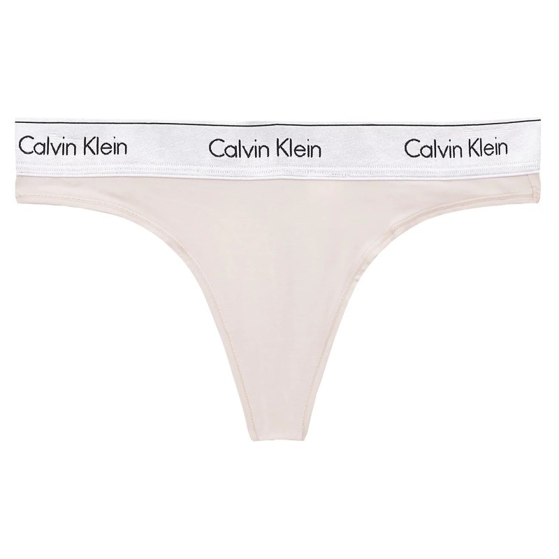 Dámská tanga Modern Cotton Metallic QF6136E-VJS - Calvin Klein