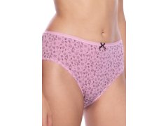 Dámské kalhotky BIKINI L-127BI-25 3-pack černo-růžové - Lama