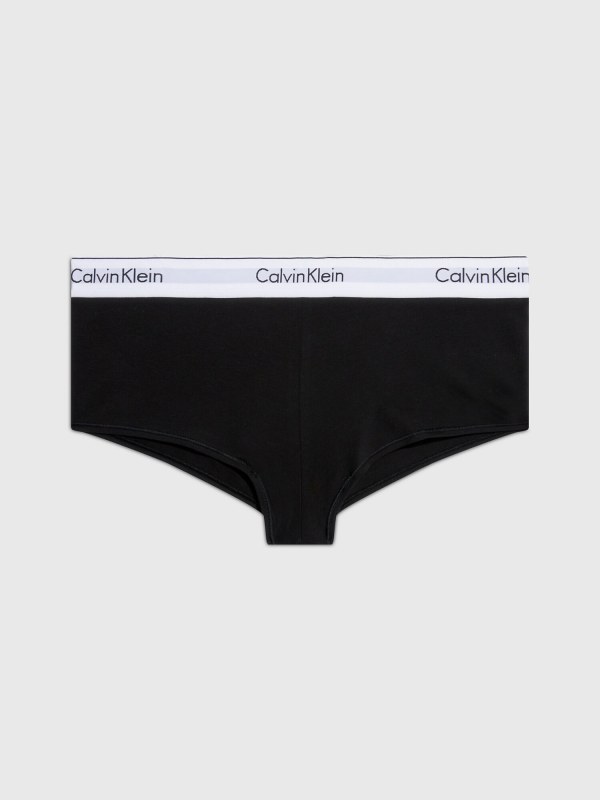 Dámské kalhotky šortky F3788E-001 černá - Calvin Klein - Dámské spodní prádlo kalhotky
