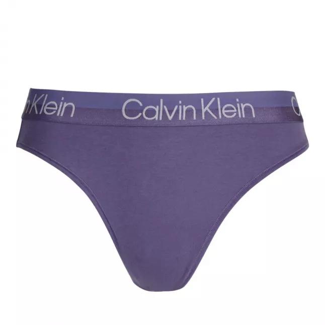 Dámské kalhotky QF6687E - VDD - Borůvková - Calvin Klein - Dámské spodní prádlo kalhotky