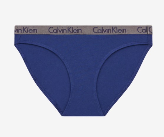 Kalhotky QD3540E C8Q - tmavě modrá - Calvin Klein - Dámské spodní prádlo kalhotky