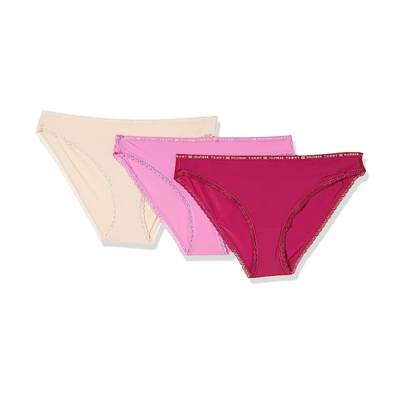 Dámské kalhotky Lace 3Pack UW0UW02825-0XG - Tommy Hilfiger Dámské kalhotky Lace 3Pack UW0UW02825-0XG - Tommy Hilfiger - Dámské spodní prádlo kalhotky