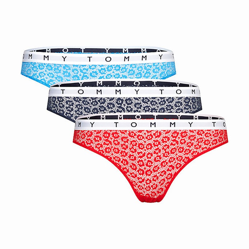 Dámské kalhotky Lace 3Pack UW0UW02522-0V7 - Tommy Hilfiger - Dámské spodní prádlo kalhotky