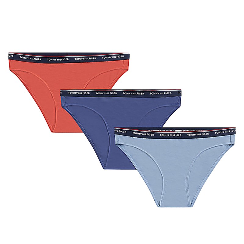 Dámské kalhotky 3Pack UW0UW00043-076 - Tommy Hilfiger Dámské kalhotky 3Pack UW0UW00043-076 - Tommy Hilfiger - Dámské spodní prádlo kalhotky