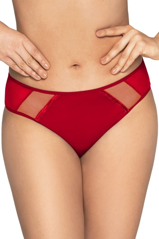 Dámské kalhotky brazilky AV 1030/1/B RED - Dámské spodní prádlo kalhotky