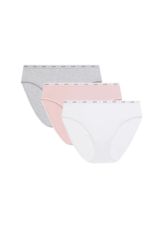 Kalhotky Atlantic 3CLP-010 High Sport Leg A´3 S-XL Kalhotky Atlantic 3CLP-010 High Sport Leg A´3 S-XL - Dámské spodní prádlo kalhotky