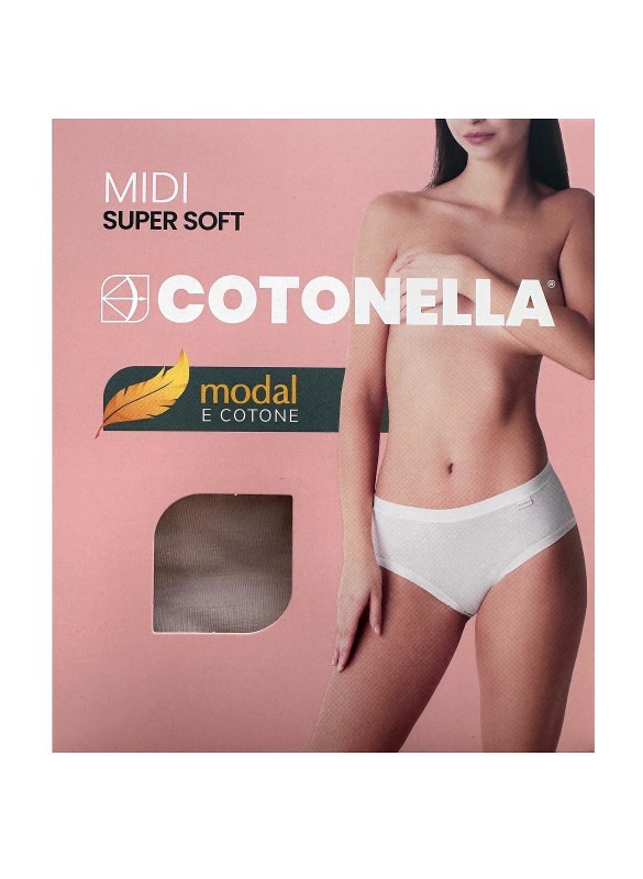 Kalhotky Cotonella ADD07 Midi Modal M-3XL - Dámské spodní prádlo kalhotky
