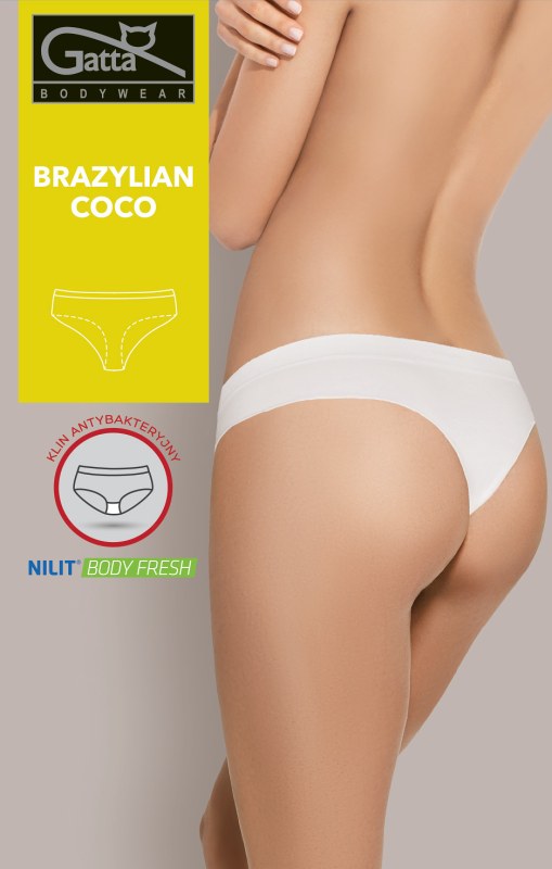 Dámské kalhotky brazilky Gatta 41606S Coco - Dámské spodní prádlo kalhotky