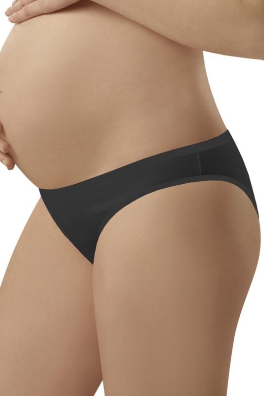 Dámské těhotenské kalhotky Mama mini black - ITALIAN FASHION - Dámské spodní prádlo kalhotky