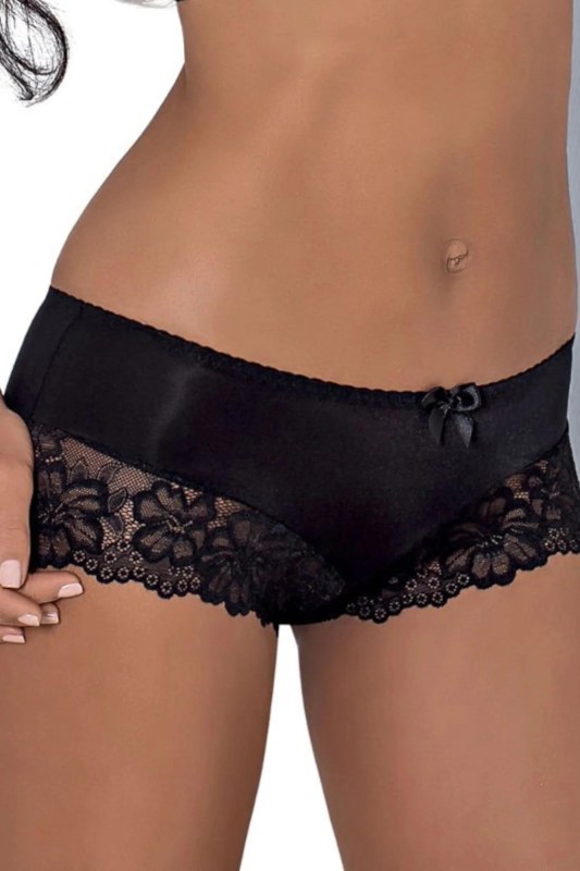 Dámské brazilky 053/5 Carmela black - MAT - Dámské spodní prádlo kalhotky