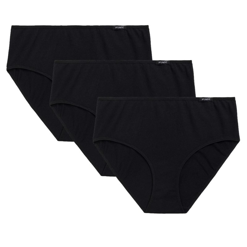 Dámské kalhotky 3 pack 579 black - Atlantic Dámské kalhotky 3 pack 579 black - Atlantic - Dámské spodní prádlo kalhotky