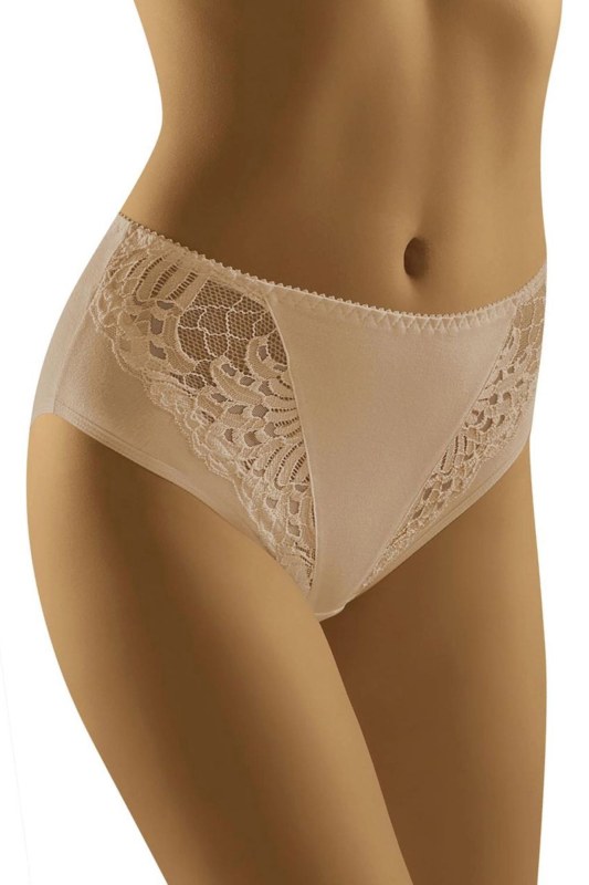 Dámské kalhotky eco-GA beige - Wol-bar - Dámské spodní prádlo kalhotky