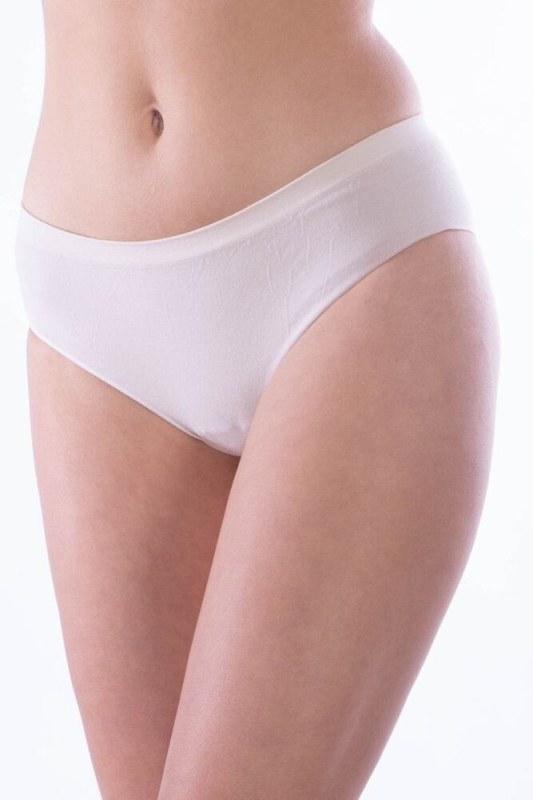Bezešvé kalhotky Bikini béžové - Dámské spodní prádlo kalhotky