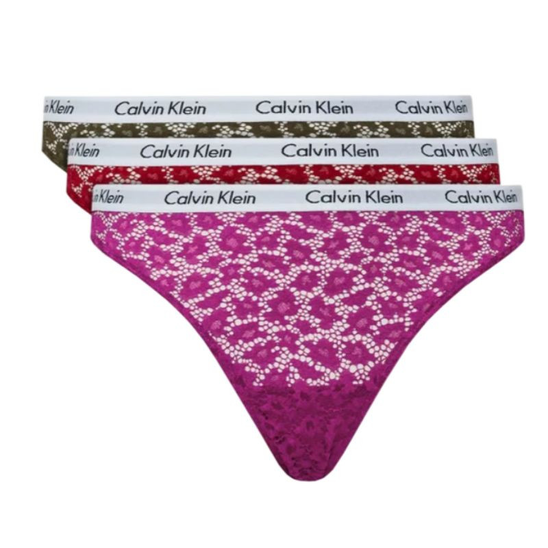 Calvin Klein Brazilian 3Pk W 000QD3925E dámské spodní prádlo - Dámské spodní prádlo kalhotky