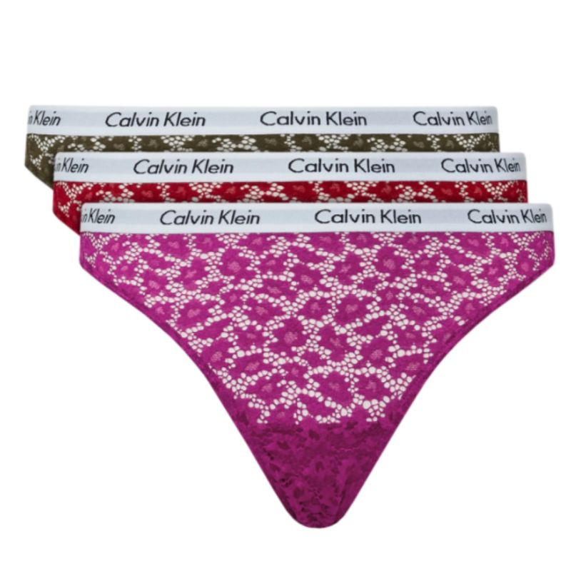 Calvin Klein Spodní prádlo Bikiny 3Pk W 000QD3926E dámské - Dámské spodní prádlo kalhotky