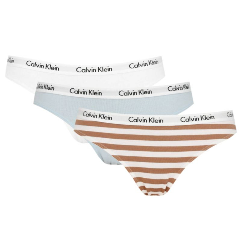 Calvin Klein Spodní prádlo 3 Pack Bikini W 000QD3588E pro ženy - Dámské spodní prádlo kalhotky