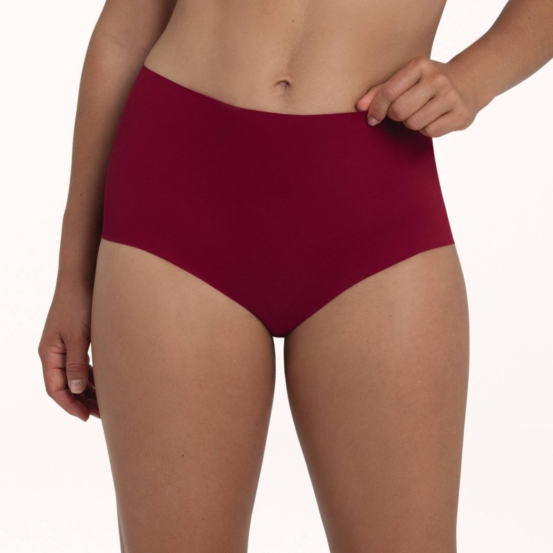 Pocket Panty vyšší kalhotky clean cut 1457 rubín - Anita Classix