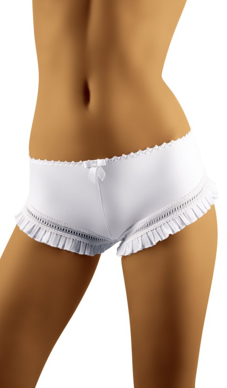 Šortky Neva White - Wol-Bar - Dámské spodní prádlo kalhotky