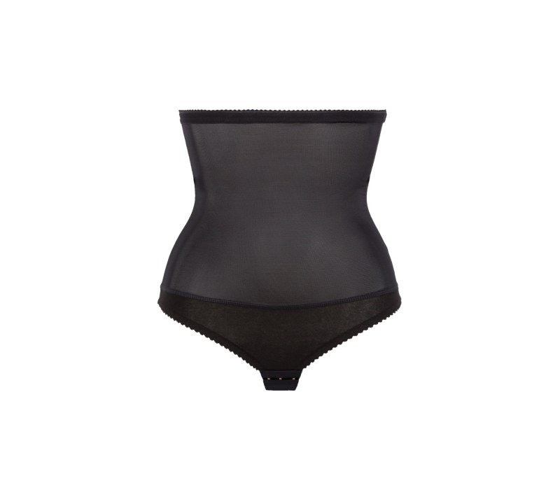 Dámské kalhotky Iga Intense High waist Black - Mitex
