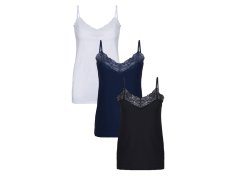 Dámská košilka Eldar 3Pack Camisole Lula Black/White/Navy Blue