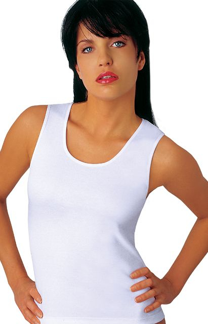 Bílá dámská košilka Emili Sara S-XL