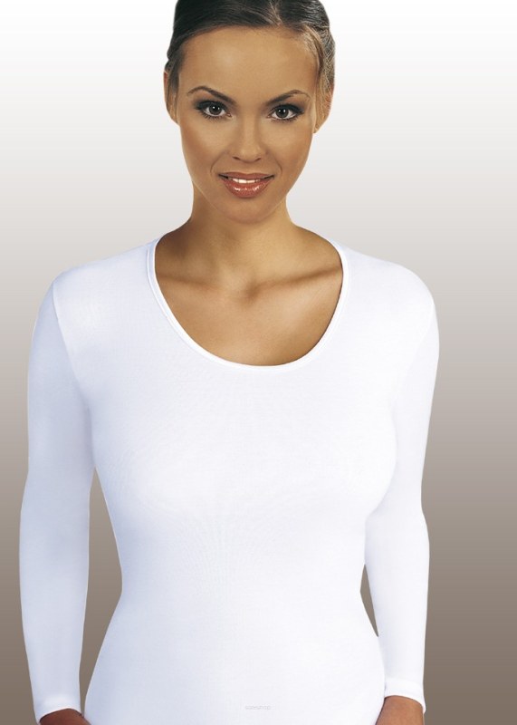 Bílá dámská košilka Emili Lena 2XL-3XL - Dámské spodní prádlo košilky