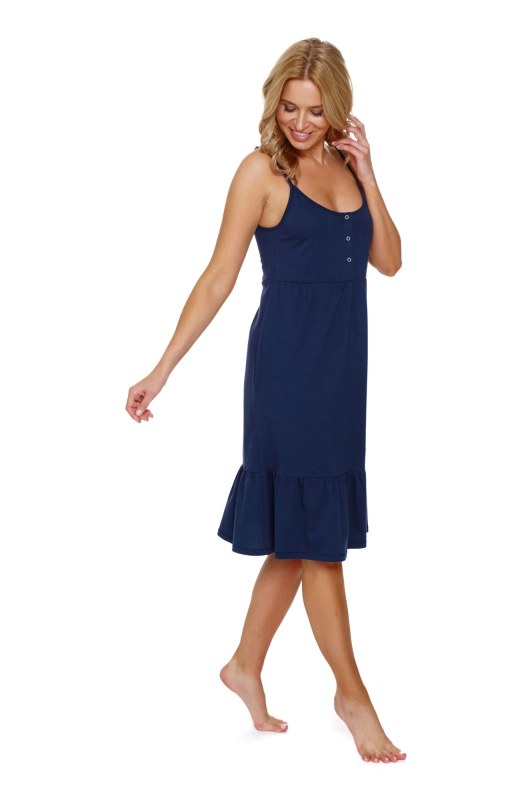 Dámská těhotenská košile 7244 dark blue - Doctornap Dámská těhotenská košile 7244 dark blue - Doctornap - Dámské spodní prádlo košilky